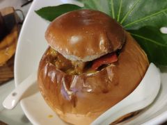 咖喱面包鸡-烛影拾光观景餐厅·创意菜·摄影·小提琴(大唐不夜城店)