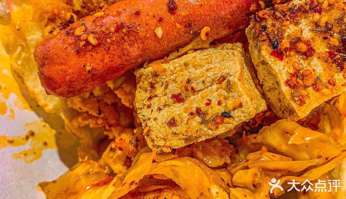 所有都是现场制作 第一次吃到这么薄的烧饼