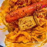 所有都是现场制作 第一次吃到这么薄的烧饼