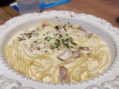 生奶油培根意大利面-玛格萝妮比萨屋(四平店)