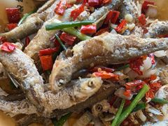 椒盐小溪鱼-丰乐餐厅·始于1999·本地老字号