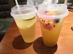 百香鲜果茶-CRAZYONES西班牙海鲜饭(上海美罗城店)