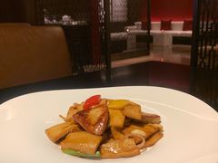 珍菌烧汁炒鹅肝-丽晶轩中餐厅(重庆丽晶酒店)