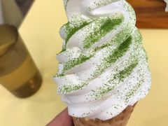 抹茶冰淇淋-王守财小山園