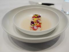 水煮日本白荀配小龙虾-Amber(置地文华东方酒店)