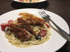 香草忌廉汁烤鸡意大利粉-华辉快餐店(江南西总店)