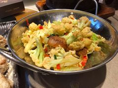 干锅有机花菜-辣螃铠盆盆蟹大排档(海昌店)