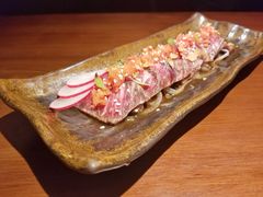 tataki风·火炙和牛刺身-山杏yama-katsu·吉列炸物