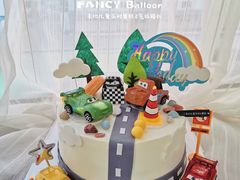 -卡比儿童蛋糕·心意定制·低脂零卡糖动物奶油FancyBALLOON(滨海店)