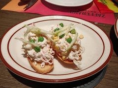 蟹肉玉米粒tapas-ZAFFERANO西班牙海鲜饭(上海首店)