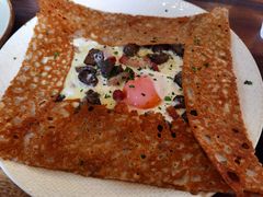 鸡蛋蘑菇熏肉荞麦可丽饼-RAC BAR(安福路店)