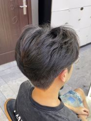 点击看大图 -藤野造型烫发染发