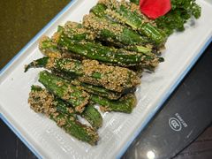 炸秋葵-烙馍卷馓子(苏堤南路店)