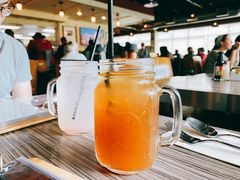 House Crafted Seasonal Fruit Iced Tea-Highway Inn Kaka'ako