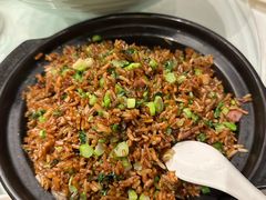 青菜腊肉烘饭-芙蓉凰花园酒楼