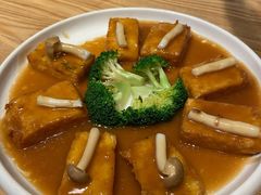 鲍汁自制翠豆腐-竹里馆·淮扬菜·功夫茶(老门东店)