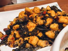 普洱茶炒包浆豆腐-云海肴·汽锅鸡·云南菜(高德置地店)
