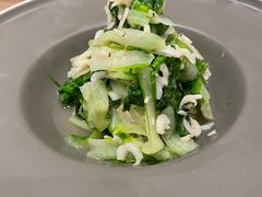 有机小白菜蒸虾皮-喜鼎海胆水饺(平安金融中心店)