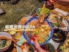三文鱼海胆饭-森味薪火烧•烧鸟居酒屋•日本料理(望京店)