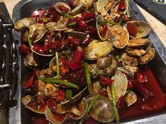 锡纸黄蚬子-喝丢一只鞋辣炒海鲜小烧烤(三八广场店)
