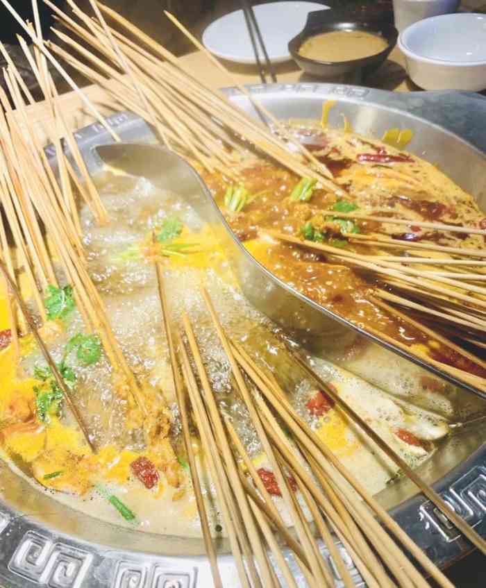 胡涂老串串牛油火锅(天旺广场店)-"昨天晚上和朋友一块去的,这家店刚