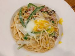 奶油培根蘑菇意大利面-Daisy雏菊