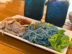 -蝶豆花蓝面条