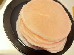 腌萝卜片-猪啊牛呀羊啊铜盘烤肉(正大广场店)