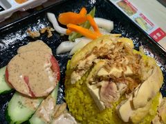泰式无骨海南鸡配鸡油饭-阿飛冰室(下沙店)