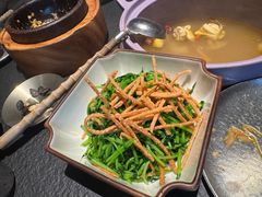 热拌馓子豆苗-锦荟JINHUI·浙江小馆(上海荟聚店)