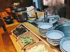 自助取餐区-烟台金海岸希尔顿酒店·開自助餐厅
