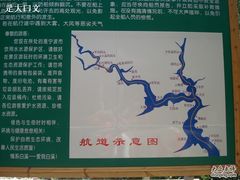 航道示意图-浙东大峡谷风景区