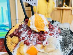 红豆麻薯冰-运栋天马牛肉饼(林科大店)