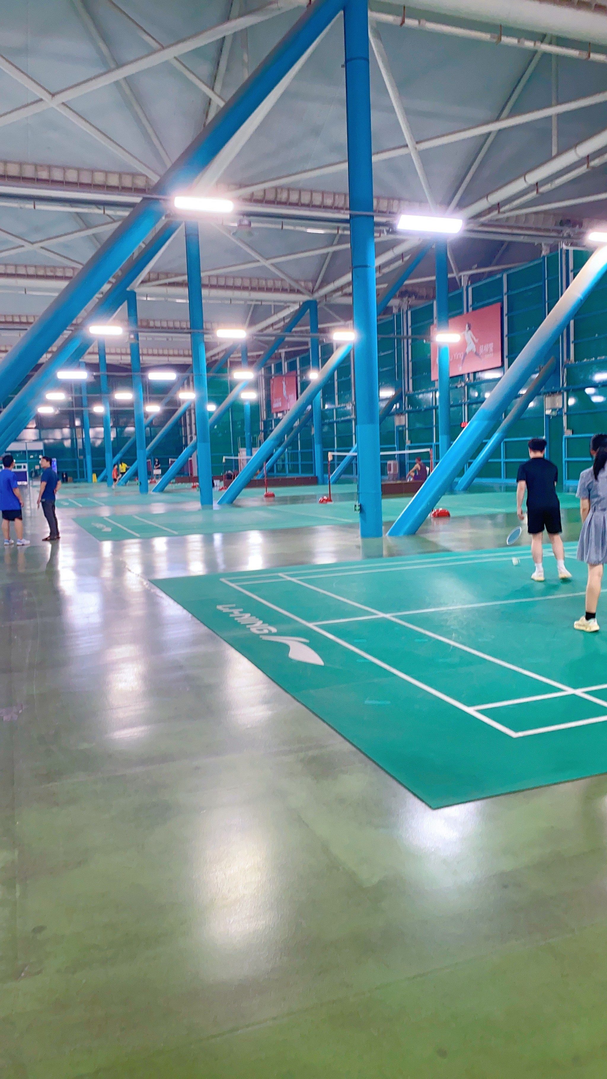 室内球场的运动热