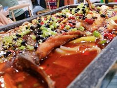豆豉烤鱼-听涛雅苑百味饺子老家菜馆