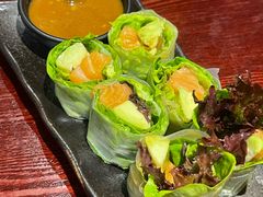 生三文鱼牛油果春卷-纪州豚骨酱油拉面(锦延路店)