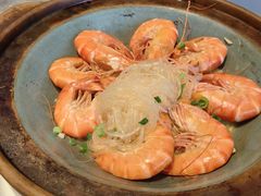 粉丝焗黑虎虾-吕氏焗小鲜•花园餐厅(八大关店)
