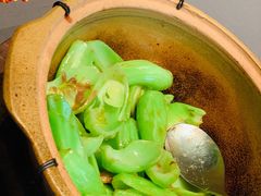 虾酱干啫生菜梗-新荣记(南京西路店)