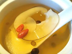 养生葛仙米炖海底椰-木守西溪溪隐餐厅