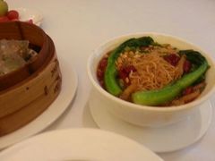 麻辣汤面，就是阳春面加点辣的味道-海逸海鲜酒家(古北店)