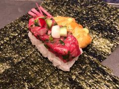 海胆生牛肉手卷-老乾杯和牛烧肉(王府中环店)