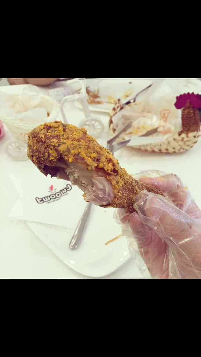 twotwofriedchicken(汇一城店)-"点了一份芝士烤鸡翅打包,包装可爱