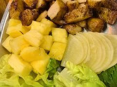 烤猪颈肉佐菠萝紫苏叶-Blac+Blac(中海环宇荟店)