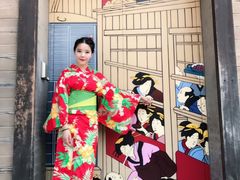 -东京都浅草樱花和服租赁店