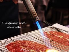 铺天盖地顶级澳牛肉火焰寿司-仙隐小鹿中華の日料(正弘城店)