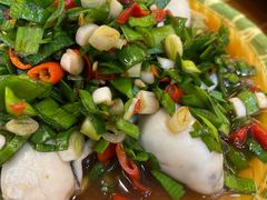 韭菜拌生蚝-王扯火胖哥烤生蚝(眉山首店)