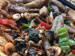 河虾蒸山坑鱼-花悦农庄 | 烧鸡·竹筒饭(沙迳高沙温泉香溪堡店)