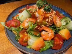 木瓜鲜虾色拉-JINNS锦时 steak&pizza(浸信会礼拜堂旧址店)