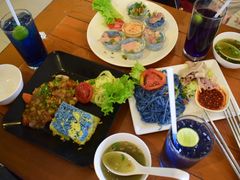 -蝶豆花蓝面条