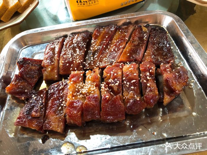 足球农庄-荔枝木烧排骨-菜-荔枝木烧排骨图片-佛山美食-大众点评网